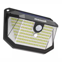 GENERICO - Foco Solar Maxwell 178 Led Exterior Pared Unitario + Sensor