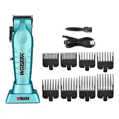 GENERICO - Maquina Cortadora De Pelo Azul Profesional WMark NG-133