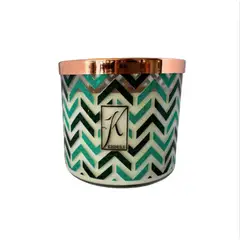 KRINGLE CANDLE - Vela Aromática Bourbon Fire Grande