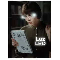 GENERICO - Gafas con Luz LED Recargables Trabajo Estudio Lentes Nocturnas