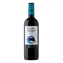 NACIONAL - Vino Chileno Gato Negro Merlot 750ml