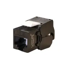 VCP - JACK RJ45 Cat 5E UTP negro ponchado sin herramienta