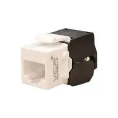 VCP - JACK RJ45 Cat 6 UTP blanco ponchado sin herramienta
