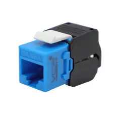 VCP - JACK RJ45 Cat 6A UTP azul ponchado sin herramienta