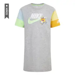 NIKE - Vestido Nkg Ksa Dress Niña-Gris