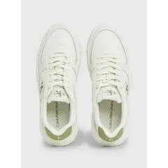 CALVIN KLEIN - Tenis blanco blanco chunky cupsole