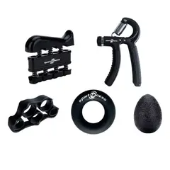 GENERICO - Hand Grip Juego Kit De Ejercicio X5 Multiples Resistencias