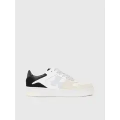 CALVIN KLEIN - Tenis multicolor basket de ante