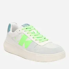 CALVIN KLEIN - Tenis Blancos Con Logo De Cuero Para Hombre