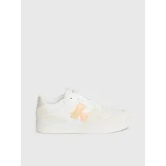 CALVIN KLEIN - Tenis blanco basket cupsole