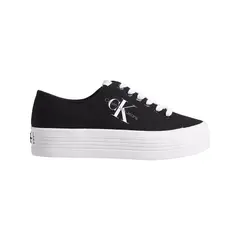 CALVIN KLEIN - Tenis negro negro casuales con plataforma