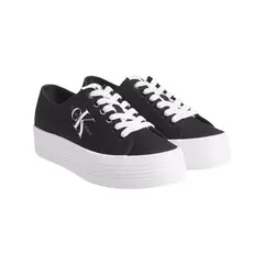 CALVIN KLEIN - Tenis Negro Casuales con Plataforma