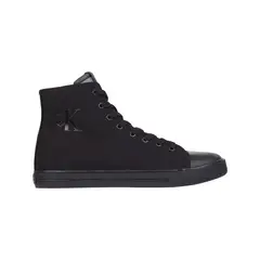 CALVIN KLEIN - Tenis Negro Altos Vulcanizados Para Hombre