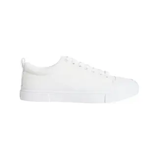 CALVIN KLEIN - Tenis blanco blanco reciclados con logo