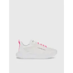 CALVIN KLEIN - Tenis blanco eva runner de malla