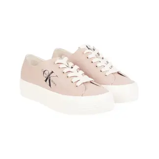 CALVIN KLEIN - Tenis rosado casuales con plataforma