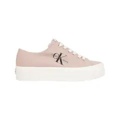 CALVIN KLEIN - Tenis rosado casuales con plataforma