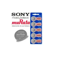 SONY - Batería Pila Cr2032 Murata Original Litio, 3v, Pack X 5