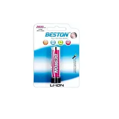 BESTON - Pila / Batería Li-ion Recargable 3.7v, 18650 2600mah