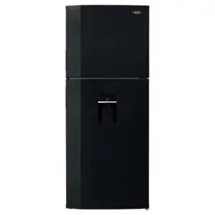 HACEB - Nevera No frost 404 Litros dispensador de agua manija integrada Negro Esmeralda inverter