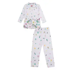 SANTANA - Pijama Niña Cenefa Benetton