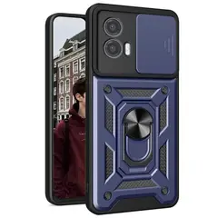 GENERICO - Funda Case Protector Cámara Slider Compatible Motorola G85 5G Azul