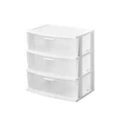 PLASTICOS MQ - Comoda Para Almacenamiento 3 Cajones Eclypse Marca Mq