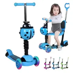 GENERICO - Scooter Monopatín 5 en 1