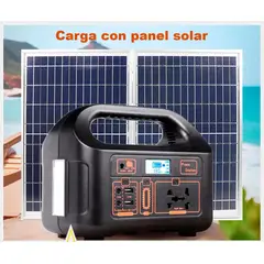 MILOPTS - Panel Solar Central Estación De Energética Portátil 150w