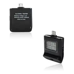 GENERICO - Adaptador Medidor De Alcohol Alcoholímetro Detector Luz Led
