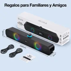 1HORA - Parlante Inalambrico Bluetooth Hasta 6 horas De Musica Barra Sonido