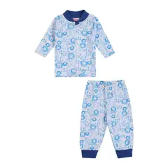 SANTANA - Pijama Bebé Azul Rey