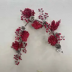BURICA - GUIRNALDA 120CM BERRY PIÑAS