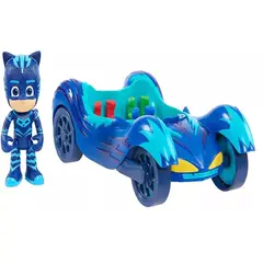 PJ MASKS - Pj Mask Carro Coche De Cat Boy Con Figura 3 Puestos