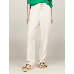 TOMMY HILFIGER - Pantalón beige Casual cónico con cordón