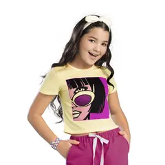 MARKETING PERSONAL - Blusa Infantil Amarillo Malteado Mp 79421