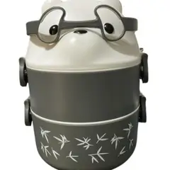 GENERICO - Porta Comida Fiambrera Lonchera Oso Con Lentes Para Niñs.