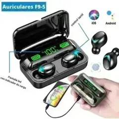 GENERICO - Audifonos Bluetooth F9 PowerBank