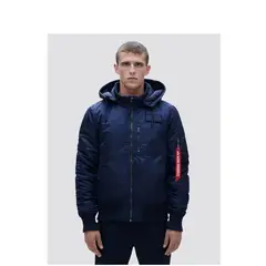 ALPHA INDUSTRIES - Chaqueta con Capota Ma-1 Hooded Rib Flight Jacket