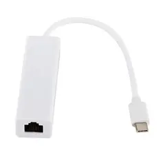 GENERICO - Adaptador USB-C - Tipo C a Puerto Ethernet RJ45 Para Macbook o PC
