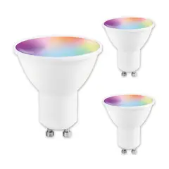VCP - Bombillo Led Inteligente Wifi Google Alexa 5w Gu10 X 3