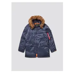 ALPHA INDUSTRIES - Chaqueta de Invierno N-3B Slim Fit Parka