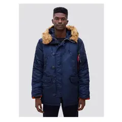 ALPHA INDUSTRIES - Chaqueta de Invierno N-3B Slim Fit Parka