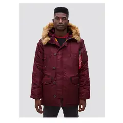 ALPHA INDUSTRIES - Chaqueta de Invierno N-3B Slim Fit Parka