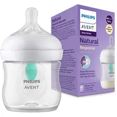 AVENT - Tetero Natural Response 4 Oz Con Válvula Airfree