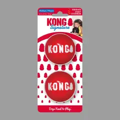 KONG COMPANY - KONG Signature Ball - Pelota para Perros talla M x2unds