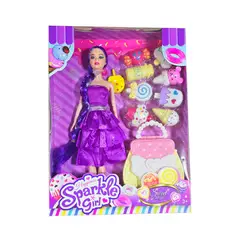 DAYOSHOP - Muñeca Princesa Bolso Dulces Helado Accesorios Juguete Niña