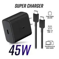 GENERICO - Cargador 45w Carga Rapida Para Samsung