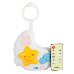 ENFANT'ASY - Lampara Proyector Musical Bebé Luna Y Estrellas Con Control