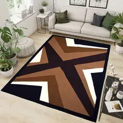 MITAPETE COM - Tapete Antideslizante Pie De Cama Moderno 80 X 120 cms Café